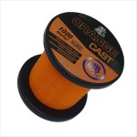 Monofilament fishing line, Cast, 1000 m, diameter 0.30 mm, 13.50 kg, orange color